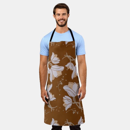 BROWN, BLUMENREICH SCHÜRZE (Getragen)