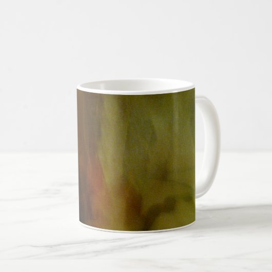 Brown Blur Background Coffee Mug Kaffeetasse (VorderseiteRechts)