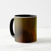 Brown Blur Background Coffee Mug Tasse (Vorderseite Links)