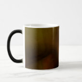 Brown Blur Background Coffee Mug Verwandlungstasse (Links)