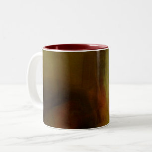 Brown Blur Background Coffee Mug Zweifarbige Tasse