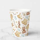 Brown Boho Baby Clothes Baby Duschpapier Tassen Pappbecher (Rechts)