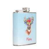 Brown Boho Deer Flachmann (Rechts)