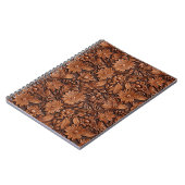 Brown Boho Floral Notizblock (Linke Seite)