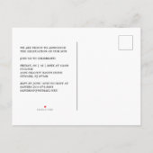 Brown Boho Tribal Textile Textile Textile Textile Ankündigungspostkarte (Rückseite)