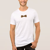 Brown Bow Tie Tri-Blend Shirt (Vorderseite)