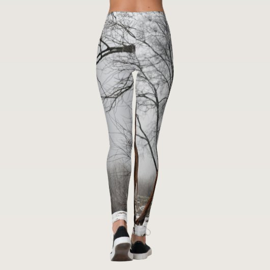 Brown-Boxerhund Leggings (Rückseite)