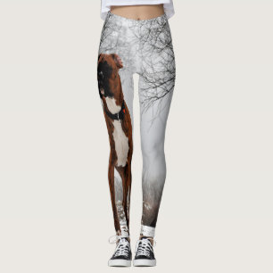 Brown-Boxerhund Leggings