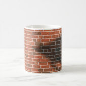 Brown brick wall kaffeetasse (Mittel)