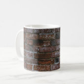 Brown brick wall kaffeetasse (Vorderseite Links)