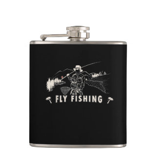 Brown Brook Foreut Fly Geschenk Fischer Flachmann