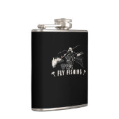 Brown Brook Foreut Fly Geschenk Fischer Flachmann (Rechts)