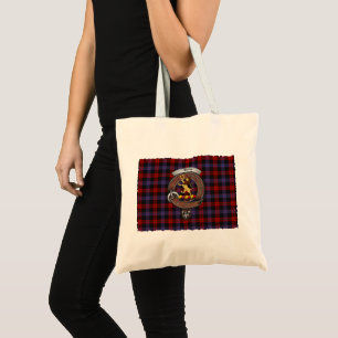 Brown/Broun Clan Abzeichen Tartan Tasche