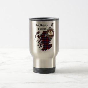 Brown/Broun Clan Abzeichen Travel Mug Reisebecher