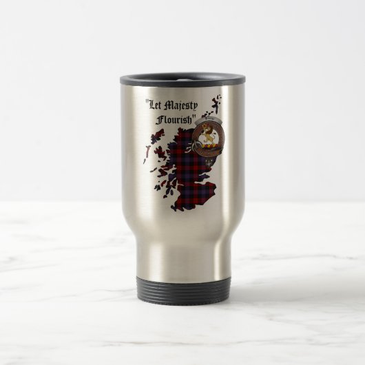 Brown/Broun Clan Abzeichen Travel Mug Reisebecher (Mittel)