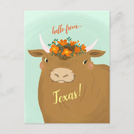 Brown Bull Customizing Staat Postcard Postkarte
