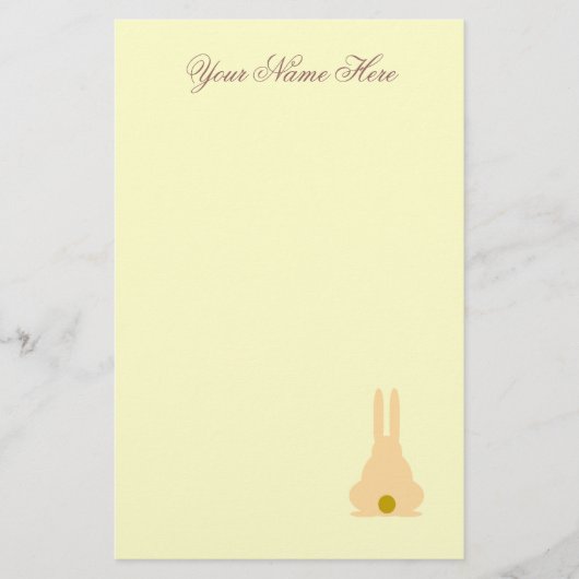 Brown Bunny Briefpapier (Vorderseite)