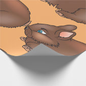 Brown Bunny Rabbit Geschenkpapier