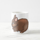 Brown Bunny Rabbit Kaffeetasse (Mittel)
