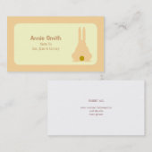 Brown Bunny Telefonnummerkarte (Vorne/Hinten)