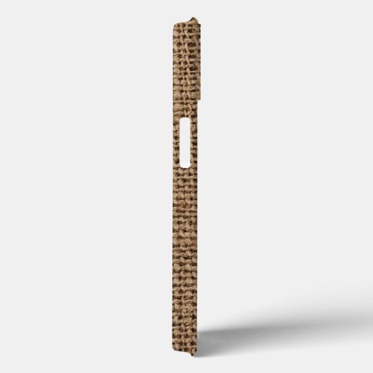 Brown Burlap-Imitate texturiert Case-Mate iPhone Hülle (Rückseite / Rechts)