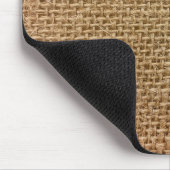 Brown Burlap Mousepad (Ecke)