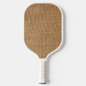 Brown Burlap Pickleball Schläger (Rückseite)