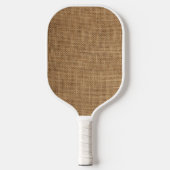 Brown Burlap Pickleball Schläger (Vorderseite)