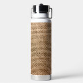 Brown Burlap Trinkflasche (Hinten)