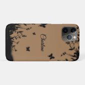 Brown Butterfly Garden Personalisiert Case-Mate iPhone Hülle (Rückseite (Horizontal))