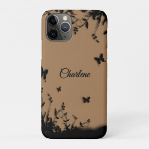 Brown Butterfly Garden Personalisiert Case-Mate iPhone Hülle