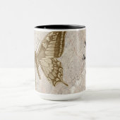 Brown Butterfly Marble Tasse (Zentrum)