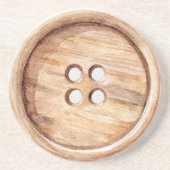 Brown Button Getränkeuntersetzer (Vorne)
