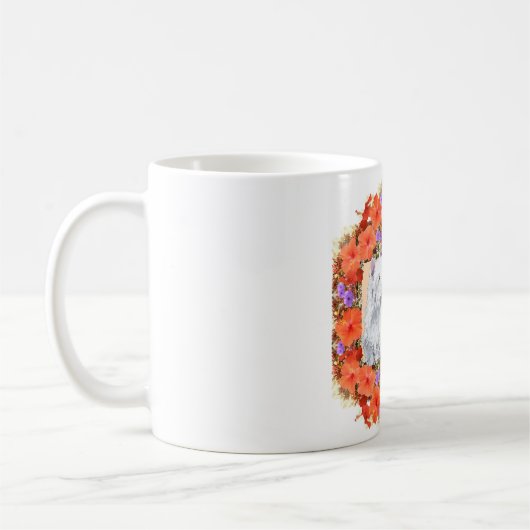 Brown Cairn and Westie Terriers Kaffeetasse (Links)