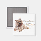 Brown Cairn Terrier Mothers Day Magnet (Vorderseite/Rückseite)