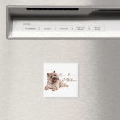 Brown Cairn Terrier Mothers Day Magnet (In Situ (Geschirrspüler))