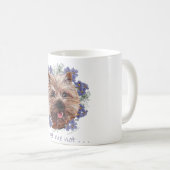 Brown Cairn Terrier Vergiss-me-not Kaffeetasse (VorderseiteRechts)