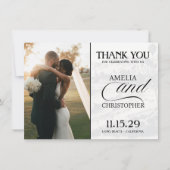 Brown California Passport Dankeskarte (Vorderseite)