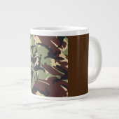 Brown Camou Jumbo-Tasse (Vorderseite Rechts)