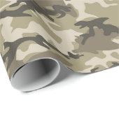 Brown Camouflage Camouflage Geschenkpapier (Rolleneckpunkt)