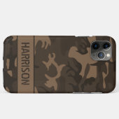 Brown Camouflage Case-Mate iPhone Hülle (Rückseite (Horizontal))