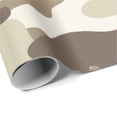Brown-Camouflage-Entwurf Geschenkpapier (Rolleneckpunkt)