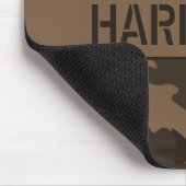 Brown Camouflage Mit Monogramm Mousepad (Ecke)