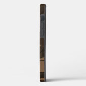 Brown Camouflage Monogram Case-Mate iPhone Hülle (Rückseite / Links)