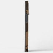 Brown Camouflage Monogram Case-Mate iPhone Hülle (Rückseite / Rechts)