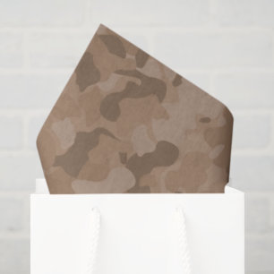 Brown Camouflage Muster Baby Boy Hygienepapier Seidenpapier
