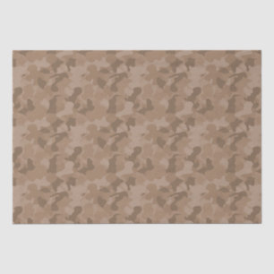 Brown Camouflage Seidenpapier