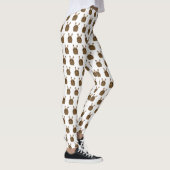 Brown Cartoon Bunny Leggings (Rechts)