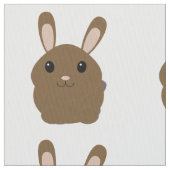 Brown Cartoon Bunny Stoff (Nahaufnahme)