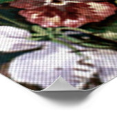 Brown Cat in Garden Poster Print (Ecke)